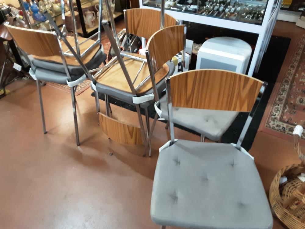 LOT DE 6 CHAISES FORMICA