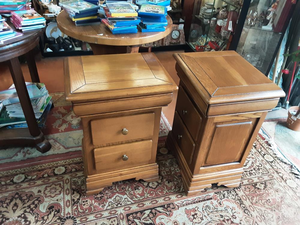 CHEVET 3T CHENE CLAIR MASSIF