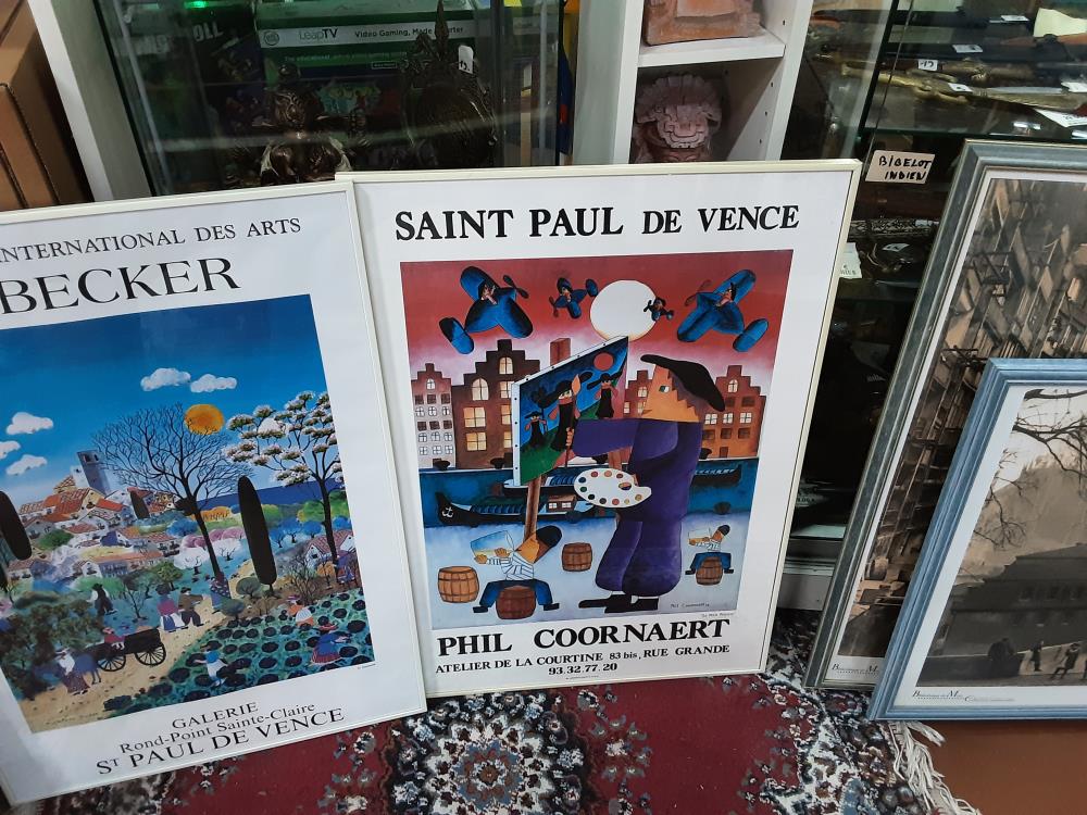 CADRE AFFICHE SAINT PAUL DE VENCE
