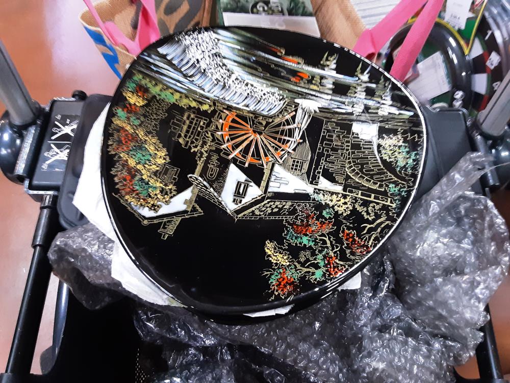 ASSIETTE EMAUX LONGWY