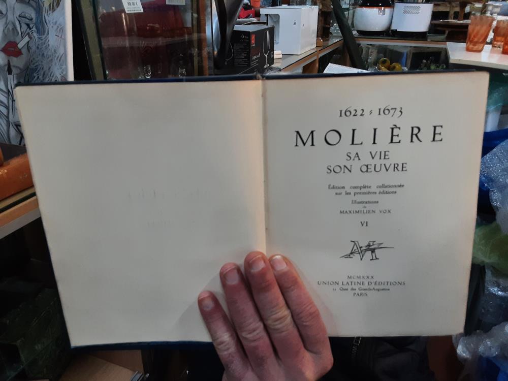 LIVRES MOLIERE 6 VOLUMES