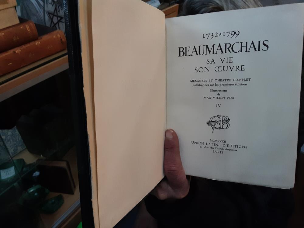 LIVRES BEAUMARCHAIS 4 VOLUMES
