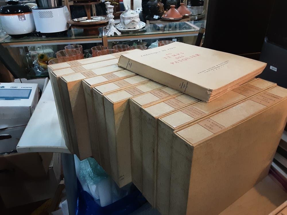 LIVRES CHRONIQUES DES PASQUIERS 10 VOLUMES