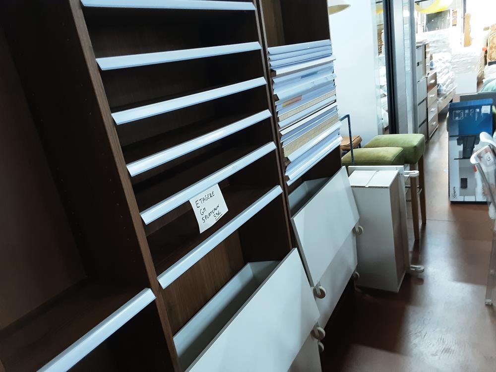 ETAGERE GM BOIS FONCÉ 6PLATEAUX 1T