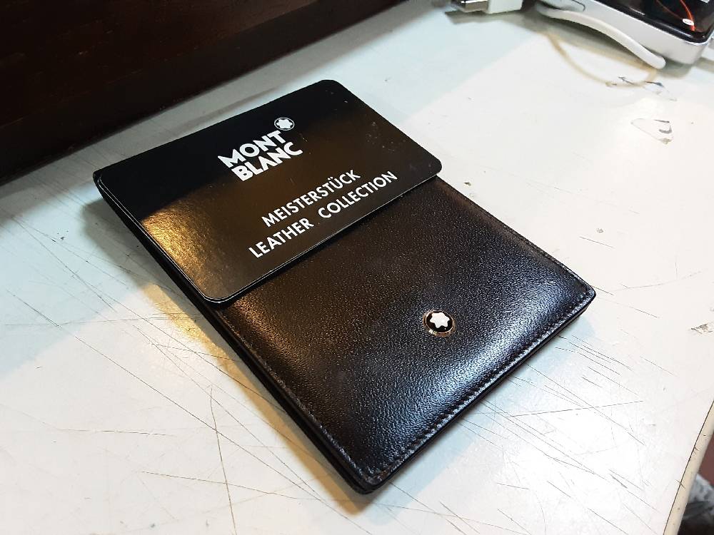 PORTE CARTE CUIR MONT BLANC 