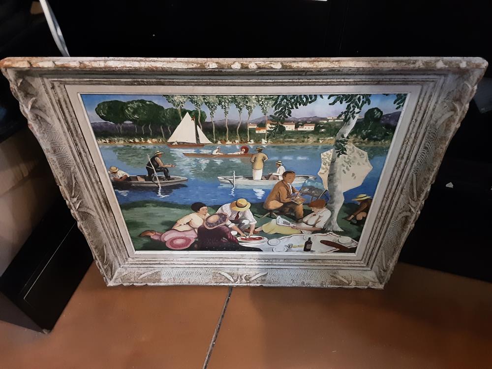 PEINTURE PIQUE NIQUE SIGNÉE