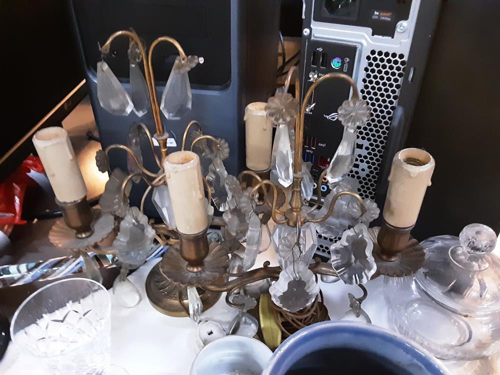 PAIRES DE GIRANDOLES PAMPILLES