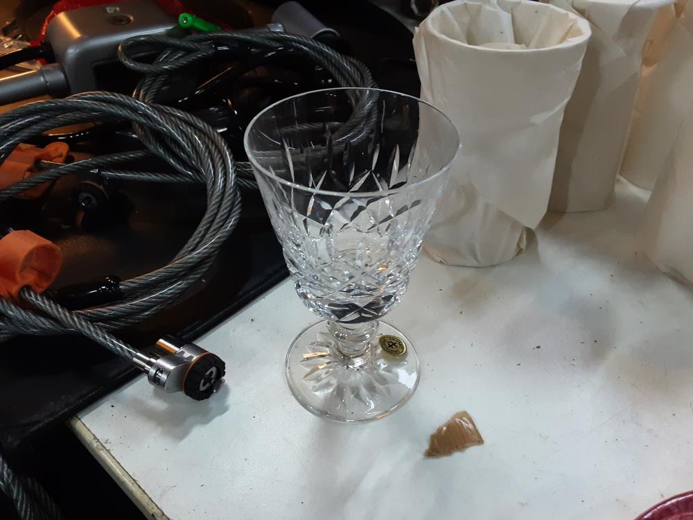 LOT DE 6 VERRES CRISTALLERIE LORRAINE