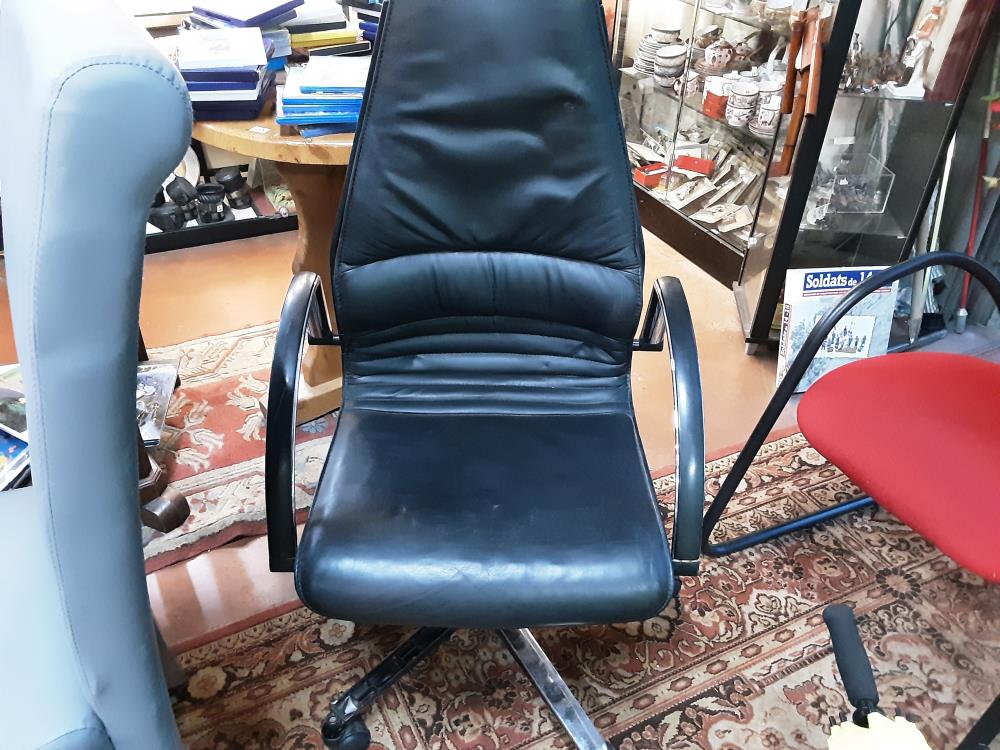 FAUTEUIL BUREAU NOIR