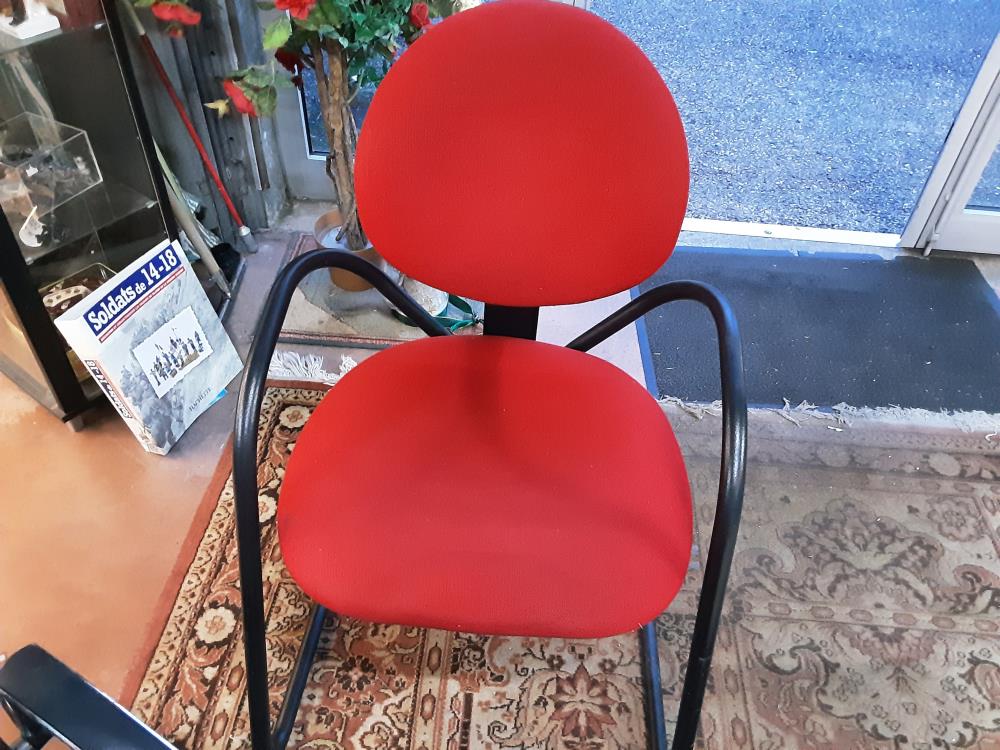CHAISE DE BUREAU ROUGE