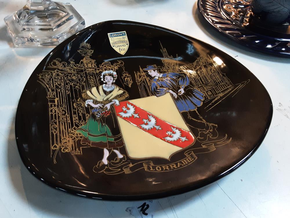 ASSIETTE LONGWY LORRAINE