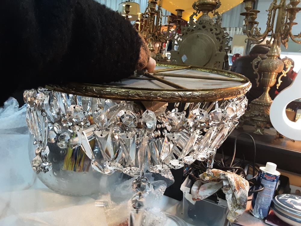 SUSPENSION VERRE PAMPILLES