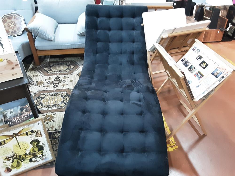 MERIDIENNE TISSU NOIR 