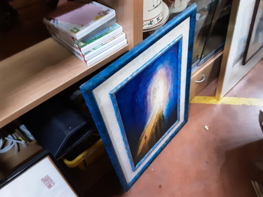 PEINTURE LUMIERE BLEU