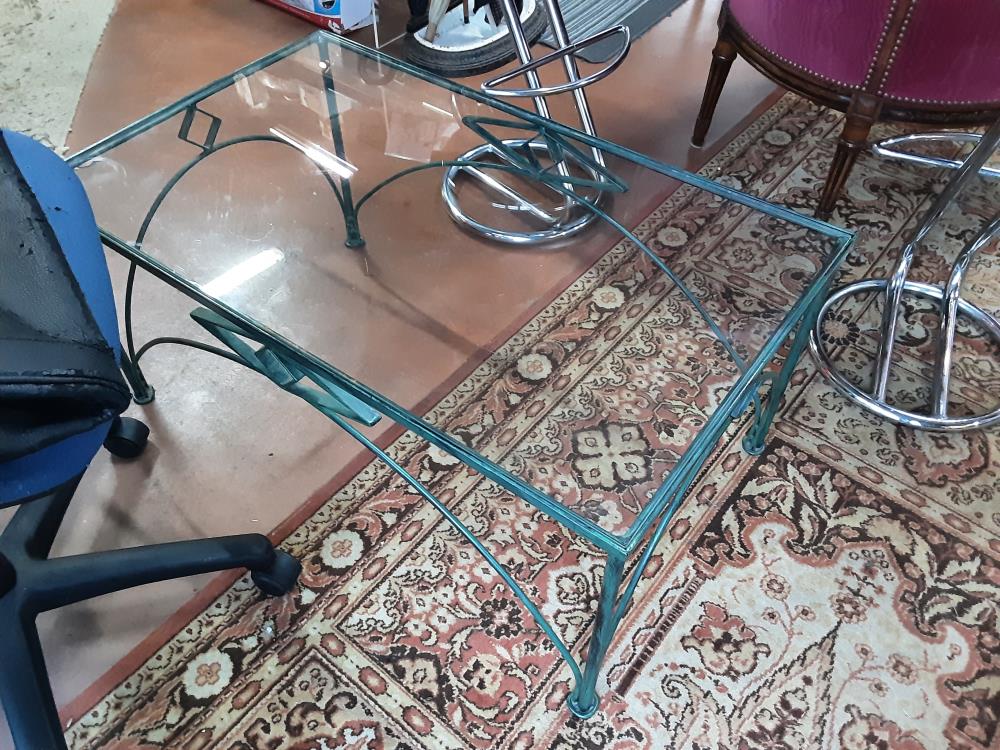 TABLE BASSE VERRE