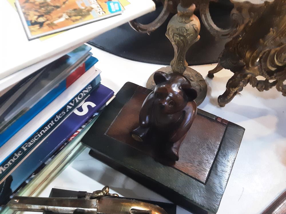 BOITE BOIS LIVRE OURS