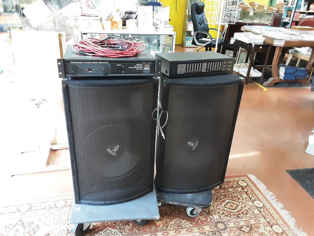 ENSEMBLES AMPLI + EQUALIZER + 2HP