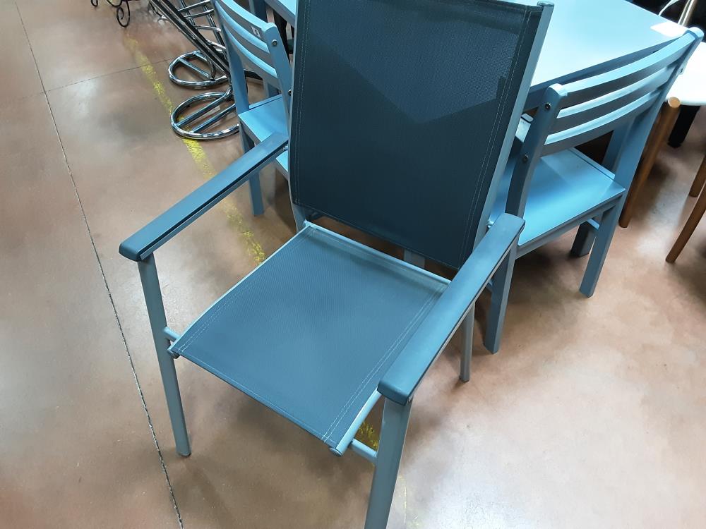 CHAISE DE JARDIN GRISE 