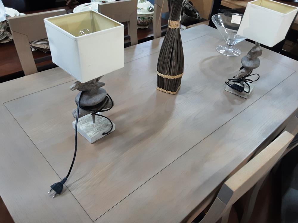 TABLE BOIS CLAIR + ALLONGE