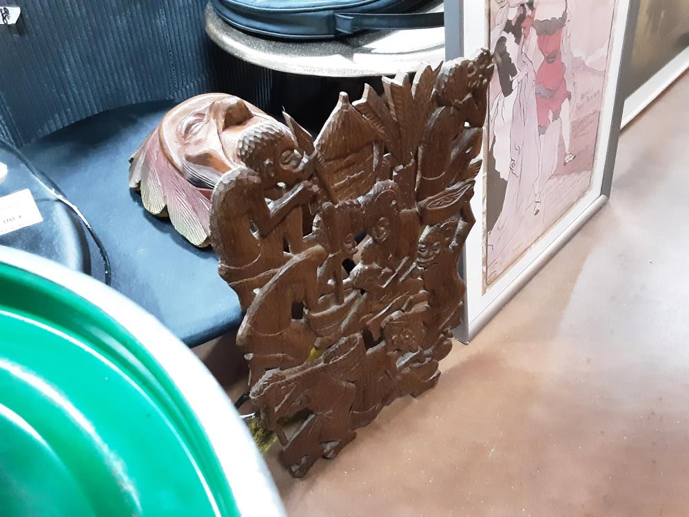 PLAQUE BOIS AFRICAIN