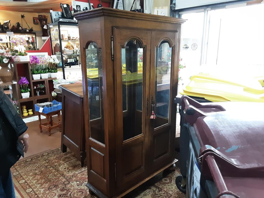 VITRINE BOIS 2PV + CLEF