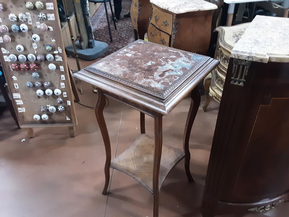 SELETTE BOIS MARBRE ROSE