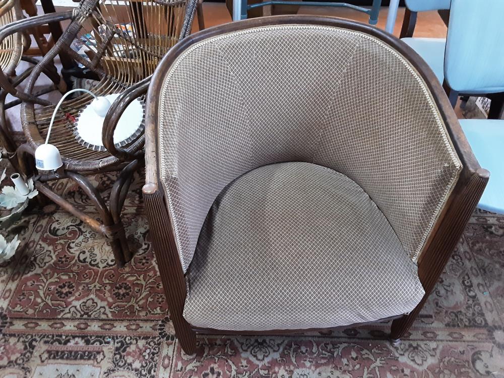 FAUTEUIL TISSU ART DECO
