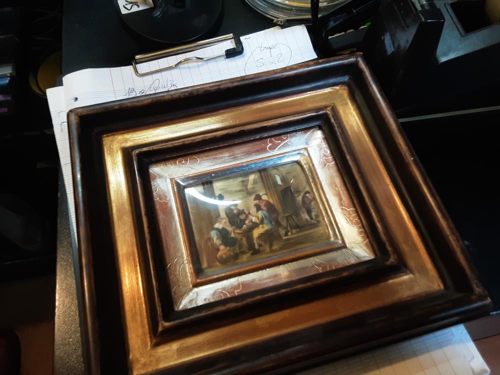 TABLEAU PEINTURE SUR IVOIRE