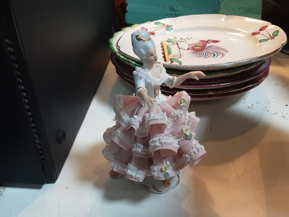 STATUETTE DRESDER DANSEUSE