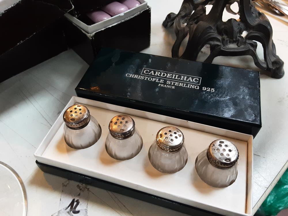 LOT DE 4 SALIERES CHRISTOFLE 