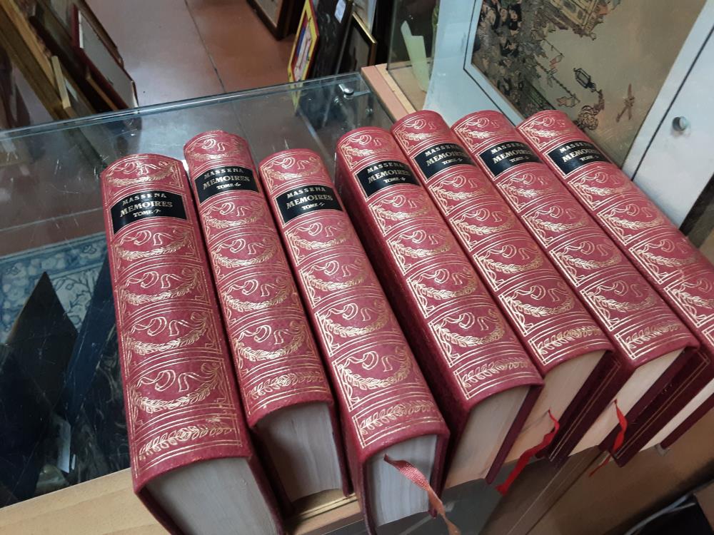 LIVRE MASSENA MEMOIRES (7 TOMES)