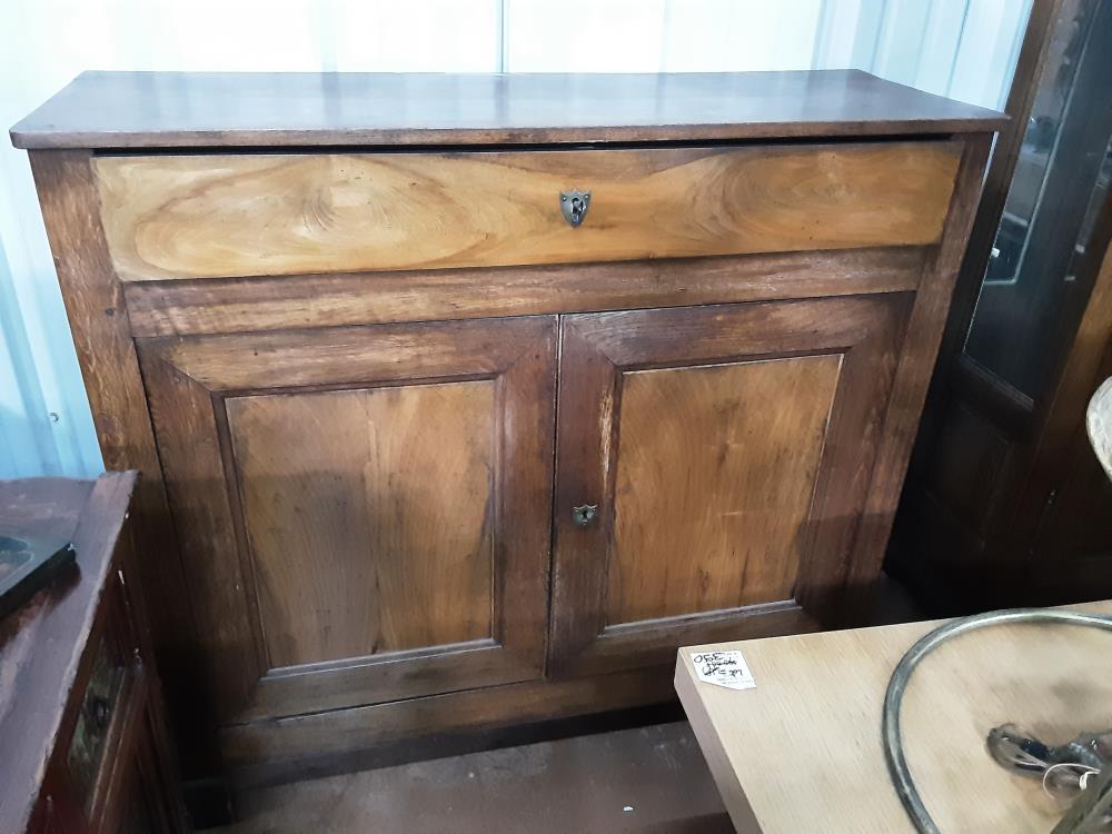 BAHUT BAS CHÊNE 2P 1T