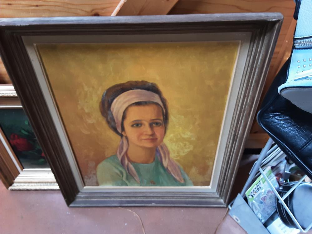 PEINTURE PORTRAIT FEMME