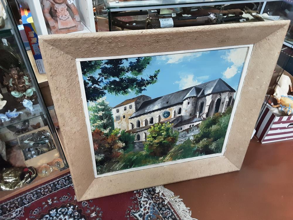 TABLEAU PEINTURE EGLISE