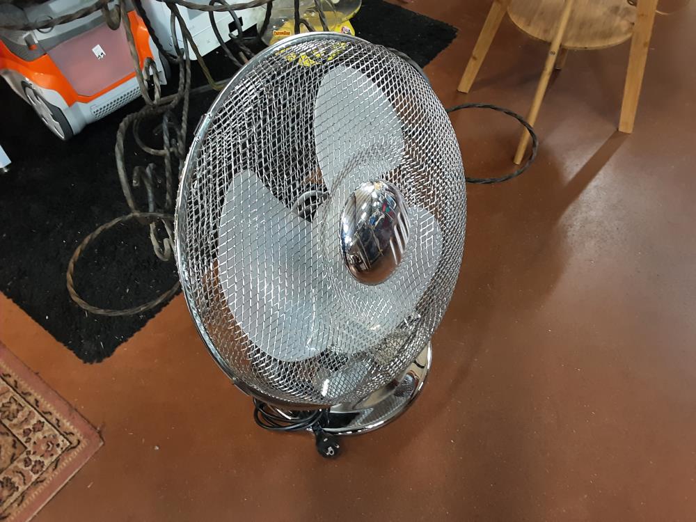 VENTILATEUR CHROME
