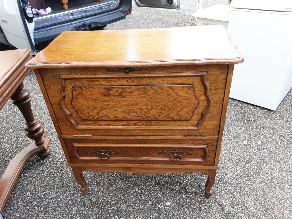 MEUBLE BAR BOIS 1P 1T