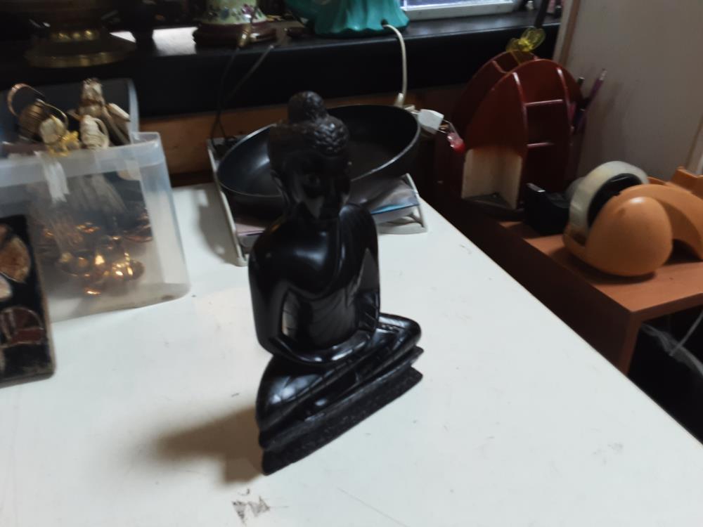 STATUETTE BOUDDHA BOIS