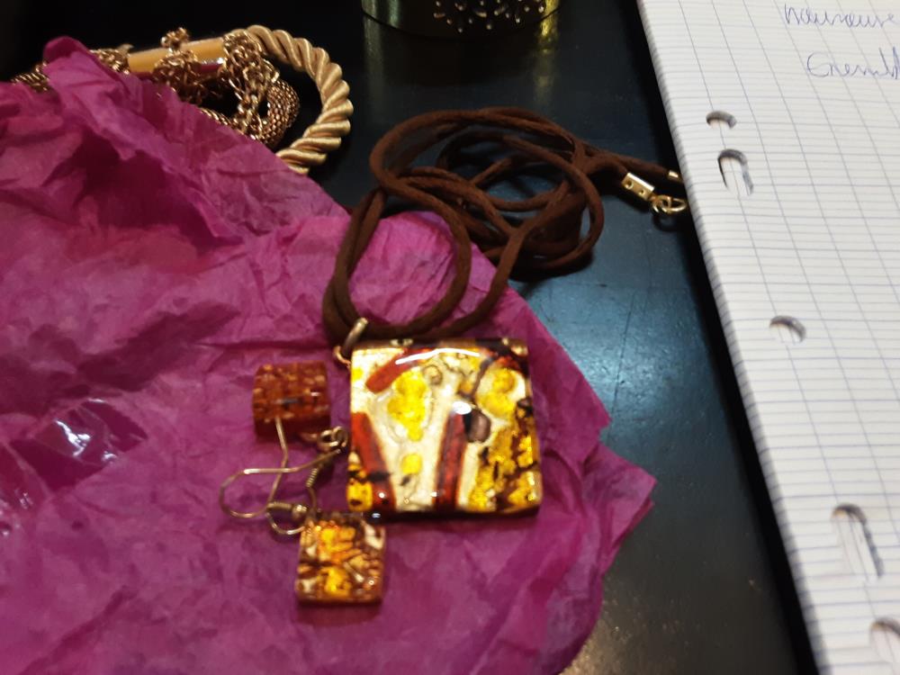 ENSEMBLE BIJOUX MURANO
