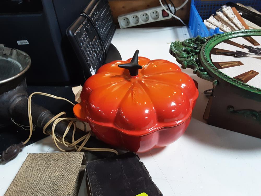 COCOTTE CITROUILLE FONTE 