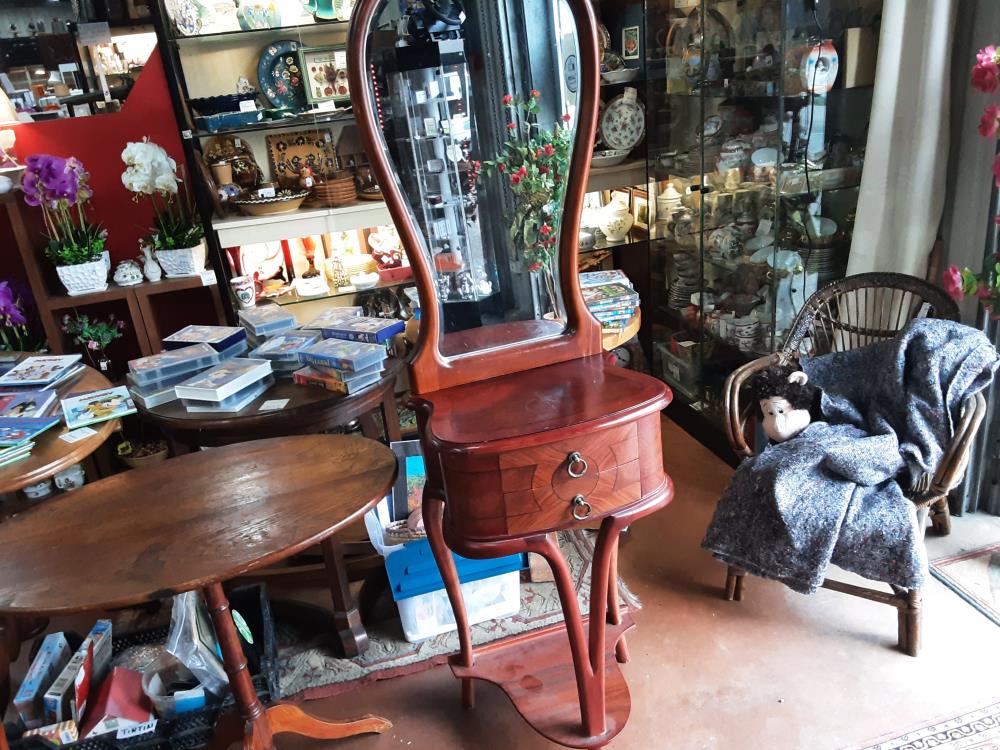 COIFFEUSE ACAJOU 2T + MIROIR