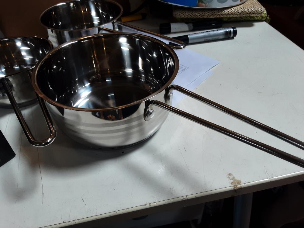 CASSEROLE LONG MANCHE ACIER 16 CM