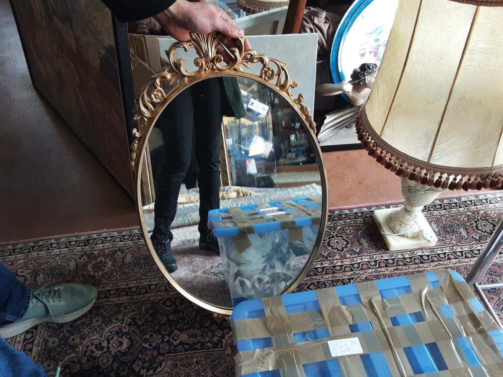 MIROIR DORE