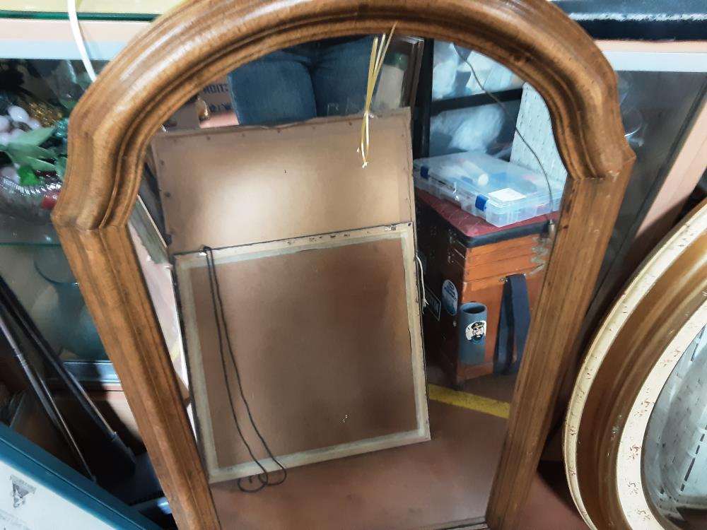 MIROIR BOIS DORE