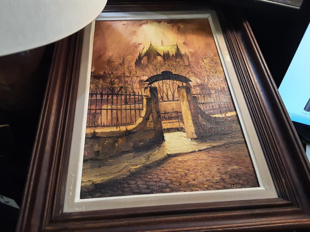 HUILE SUR TOILE SIGNE A.M KARSKOWSKI