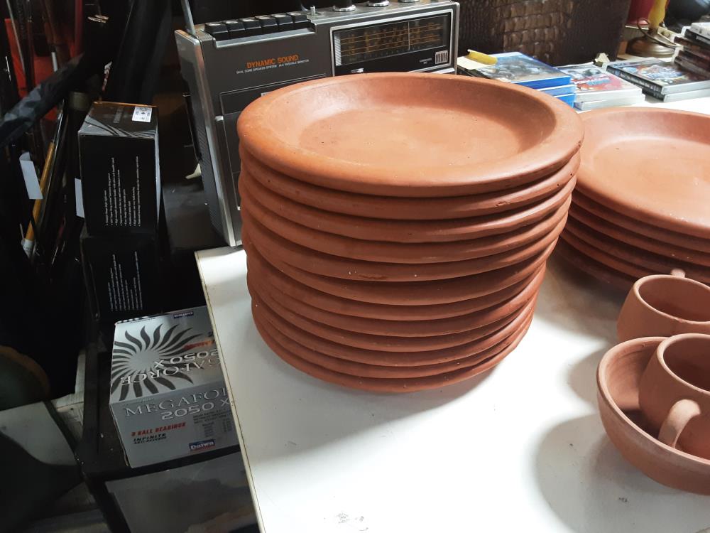 ASSIETTE TERRE CUITE PM 