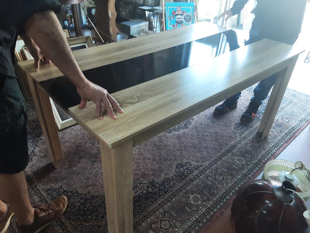 TABLE DE SALLE A MANGER BEIGE