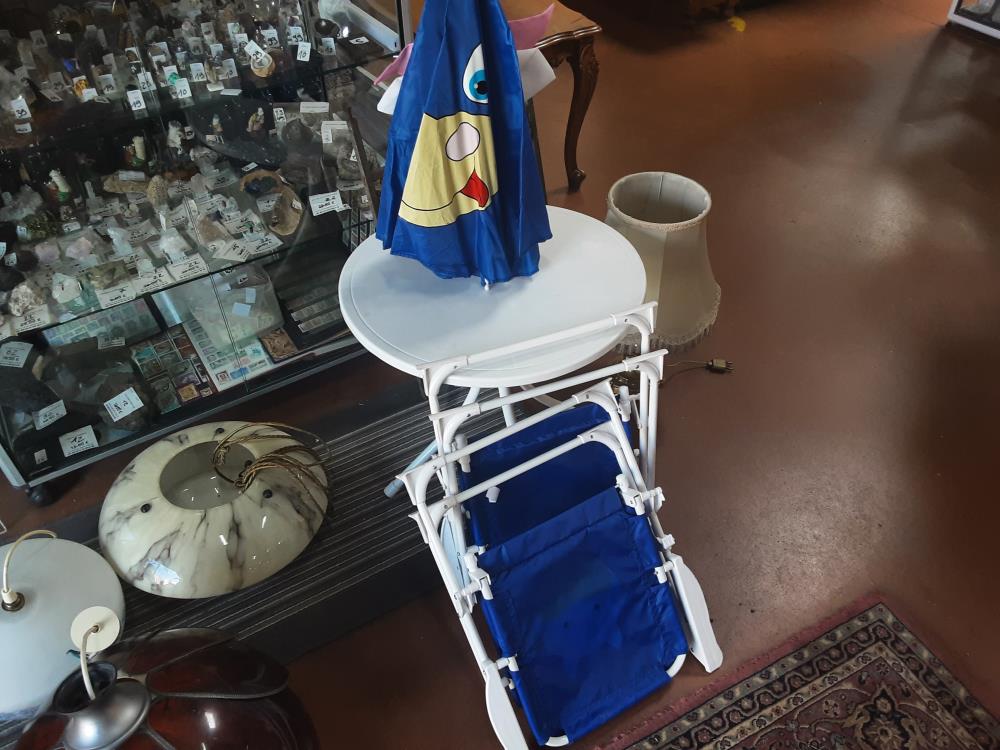 ENSEMBLES JARDIN TABLE + PARASOL + CHAISES ENFANT 