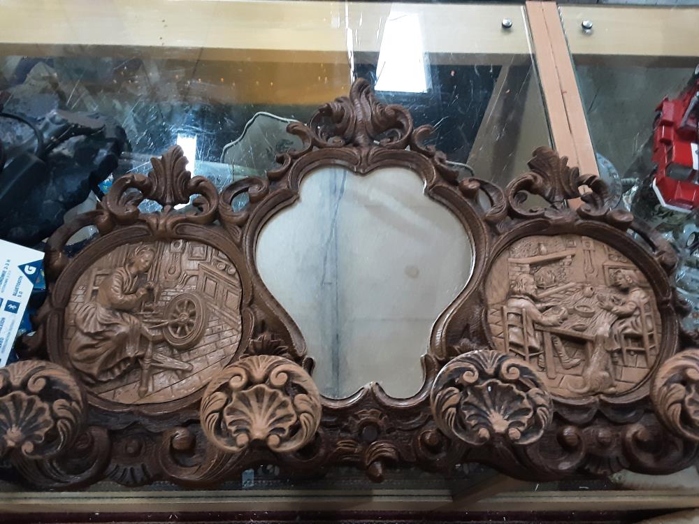 PORTE MANTEAU DECOR BRETON MIROIR 