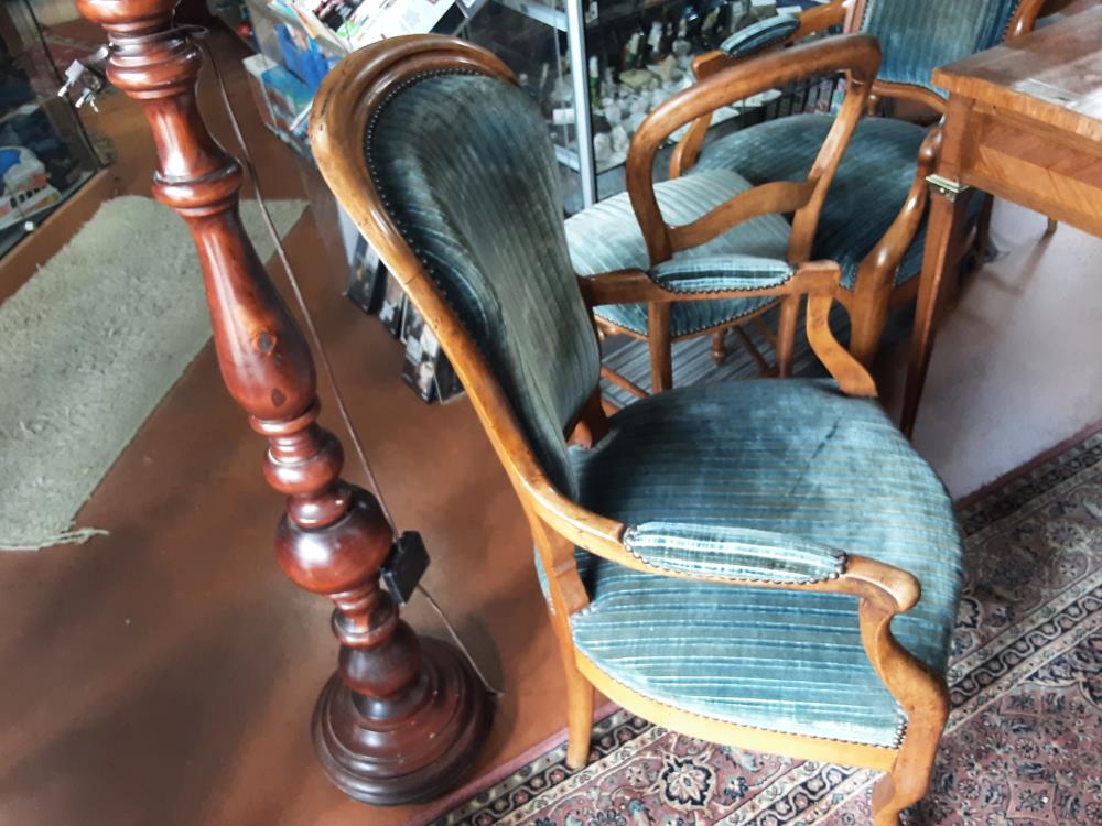 VOLTAIRE TISSU BLEU