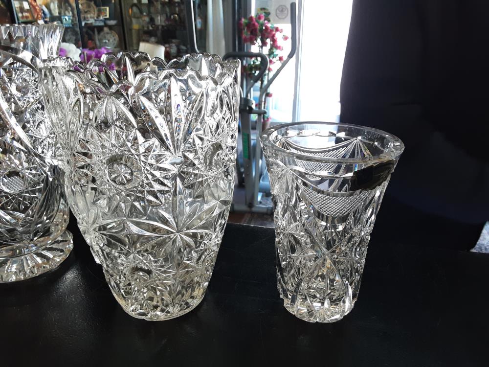 VASE CRISTAL TAILLÉ PM